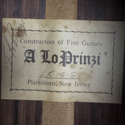1970s-1980s LoPrinzi LR15-S Acoustic Guitar with L.R. Baggs Pickup System image 22