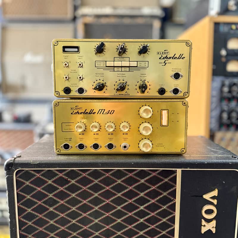 Klemt Echolette M40 c 1960 - Gold original vintage Beatles Hamburg tube amplifier AC30 original vintage Germany amp image 1