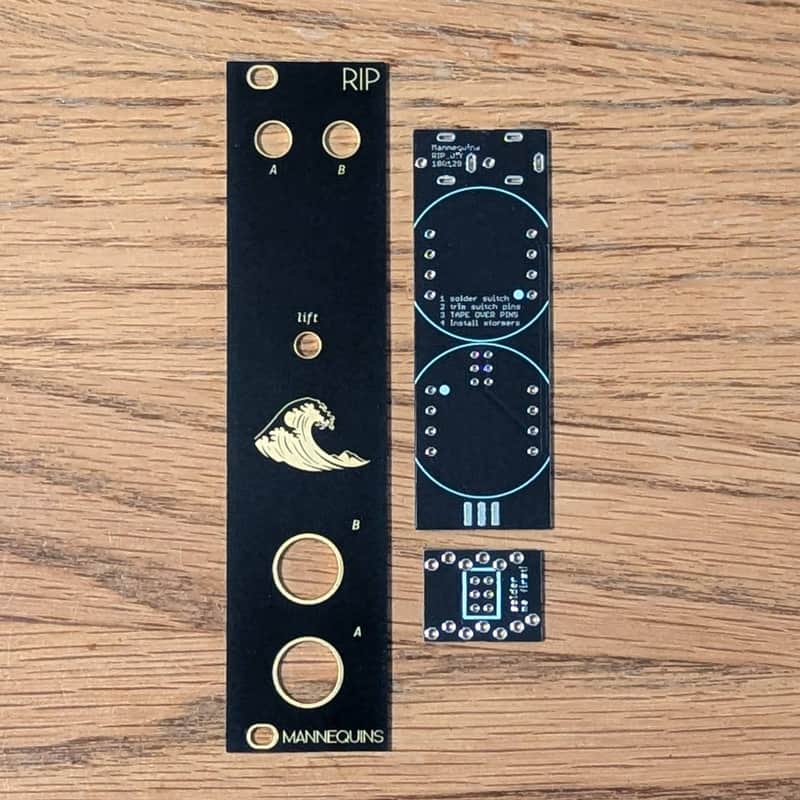 Mannequins RIP DIY Black and Gold Panel / PCB Set image 1