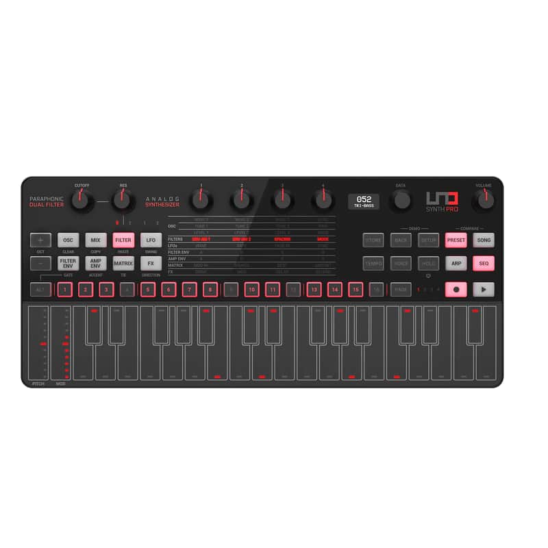 IK Multimedia UNO Synth Pro Desktop 32-Key Analog Synthesizer image 3