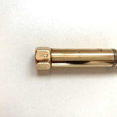 Ultra Rare Malone MC2 Heavy Wall C Trumpet Leadpipe - Raw Brass - Excellent image 4