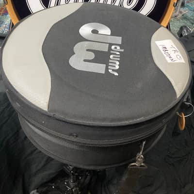 Tris Imboden's, Chicago, "T.I. Monogram" DW - 6.5x14" Custom, Exotic Bubinga-Maple, 10-Lug Snare Drum, w/Case. Signed. 1 of 1! image 21