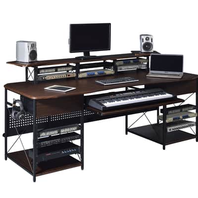 Musiea EX200 Series Pro Music Recording Studio Desk Workstation with 3 x 4U Rack and 2 x 9U Rack image 1