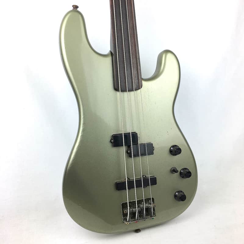 Fender Jazz Bass Special - Fretless - '80s - Jade Green Metallic image 1