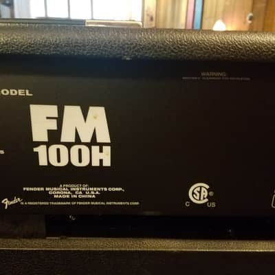 Fender FM100H 4x12 Half Stack image 8
