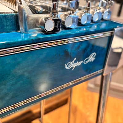 Vintage Sho Bud Super Pro 1981 - “Blue Darlin”Custom Flame Maple image 9