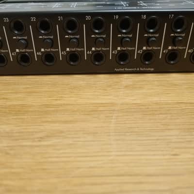 ART P48 Rackmount 48-Point Balanced TRS Patchbay 2019 - Present - Black image 5