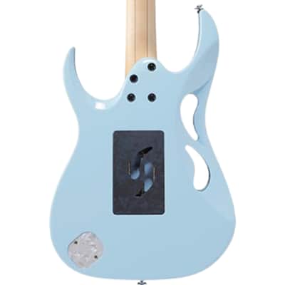 Ibanez PIA3761CBLP Steve Vai Signature Electric Guitar.. Blue Powder image 3
