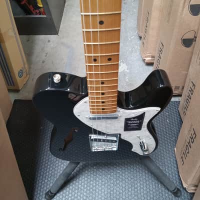 Fender Vintera II '60s Telecaster Thinline with Maple Fretboard 2023 in Black On Sale 7/3-7/6! image 4