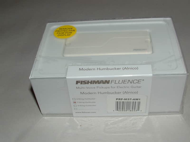 Fishman Fluence PRF-M37-AW1 7 String Modern Humbucker Alnico 3 Voices (White) image 1