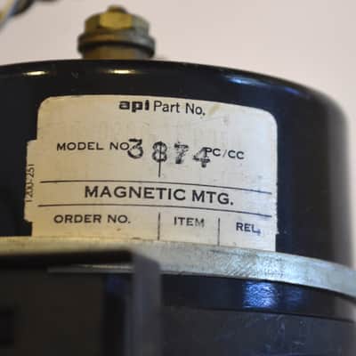 API Meter Model 3874 Large VU Meter 70s? image 2