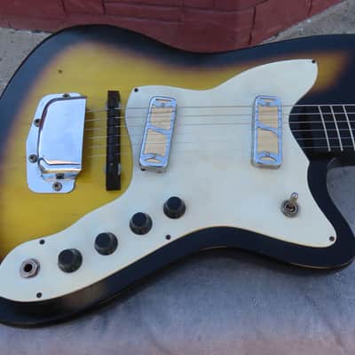 HARMONY 1966 BOBCAT H-15 SILHOUETTE 2 PICKUP DEARMOND GOLD FOIL CLEAN! ORIGINAL! image 3