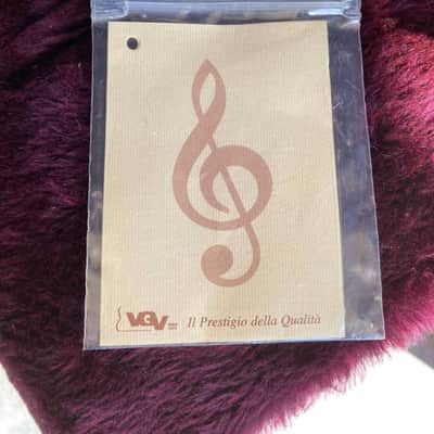 VGV Made in Italy Teardrop Hardshell Case - Luxury Purple Velvet Interior with Keys - Black image 7