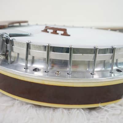 Pirles FB-5R 5-String Banjo w/ 5th String Capo & Chipboard Case image 5