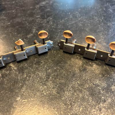 Kluson Single Line Tuning Pegs 1950's - Nickel image 7
