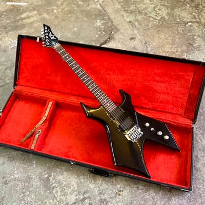 B.C. Rich Warlock c 1986 - Ebony original vintage MIJ Japan AK