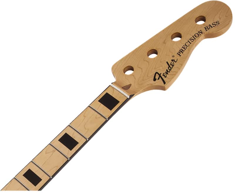 Genuine Fender Classic Series 70's Precision Bass Neck, Block Inlay, Maple image 1
