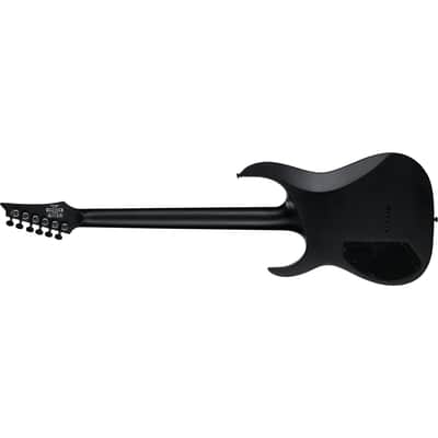 Ibanez RGRTBB21 Iron Label Baritone Guitar w/ Dimarzio Pickups - BLack Flat image 6