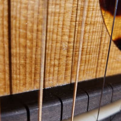 USA Crowder Acoustic Dreadnought- RECENT FRET JOB-Intonated-Stunning Guitar image 12