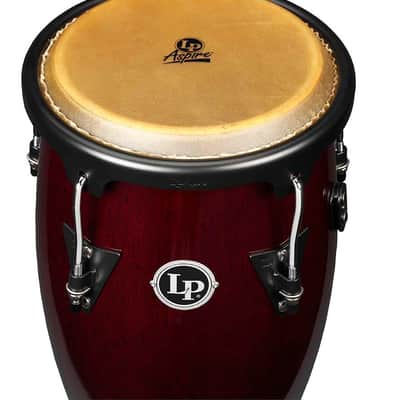 Latin Percussion LP Aspire 10 - 11" Conga Set - Oak Dw Black w/ Stand (LPA646-DW) image 3