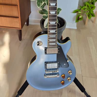 2014 Epiphone Joe Bonamassa Les Paul Standard Pelham Blue Limited Edition Signature Guitar Signed COA Gibson USA Burstbucker PAF pickups Lifton Case '59 1959 Neck Profile Long Tenon CASE QUEEN TIME CAPSULE image 6