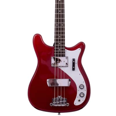 Eastwood Newport Solid Mahogany Body One Piece Set Mahogany Neck 4-String Electric Bass Guitar image 5