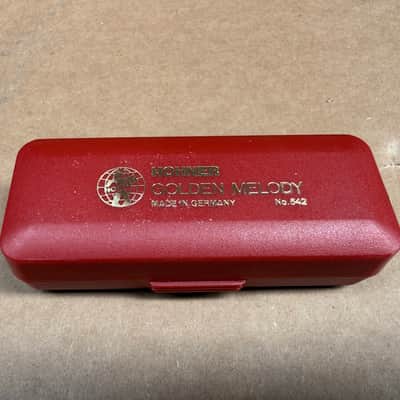 Hohner Golden Melody Harmonica Key of E Made in Germany w/ Original Red Case Category: image 4
