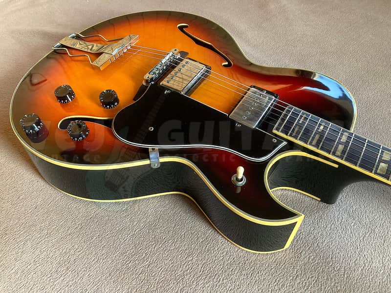 GUYATONE SG-58 - ES-175 - 1975 w/OHSC- 'PHATCAT' VINTAGE JAPAN FULL-BODY - Excellent
