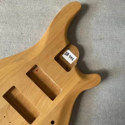 DIY Alder Wood 4 String Bass Body image 4