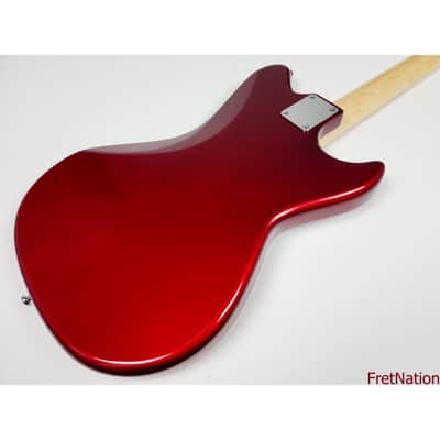 G&L Tribute Fallout Bass Candy Apple Red Lefty 4-String Short Scale Bass Left Handed 8.92 Pounds image 9
