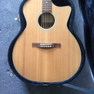 Eastman AC222CE Grand Auditorium Acoustic-Electric Guitar w/HC, Rosewood, Natural Satin Finish image 1
