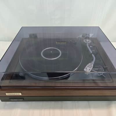 Pioneer PL-A45D Vintage Fully Automatic Belt Drive Stereo Turntable Record Player Wood Veneer Silver image 4