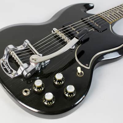 1961 Gibson SG / Les Paul Special Black Finish Vintage Electric Guitar w/Bigsby image 17