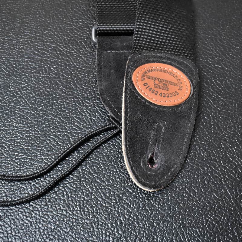 2010s Levy’s MSS3-BLK Hand Brushed Suede 2.5″ Guitar Strap wit…