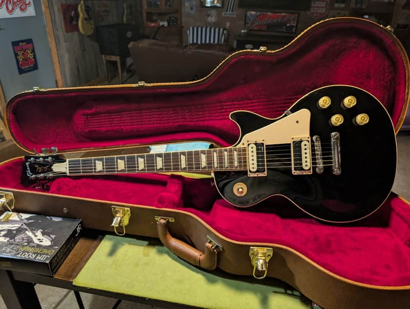 Gibson Les Paul Standard '60s Plain Top 2021 - Ebony - Gibson Exclusive Collection image 1