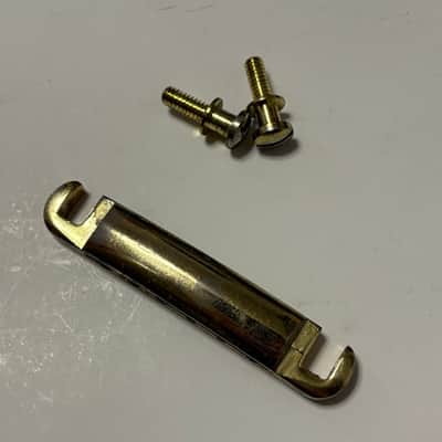 Series 10 Vintage 90s Les Paul Copy Gold natural Aged Bridge Stop Tail Piece image 1