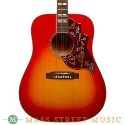 Gibson - 2014 Hummingbird Quilted Maple Cherry Sunburst Used image 1