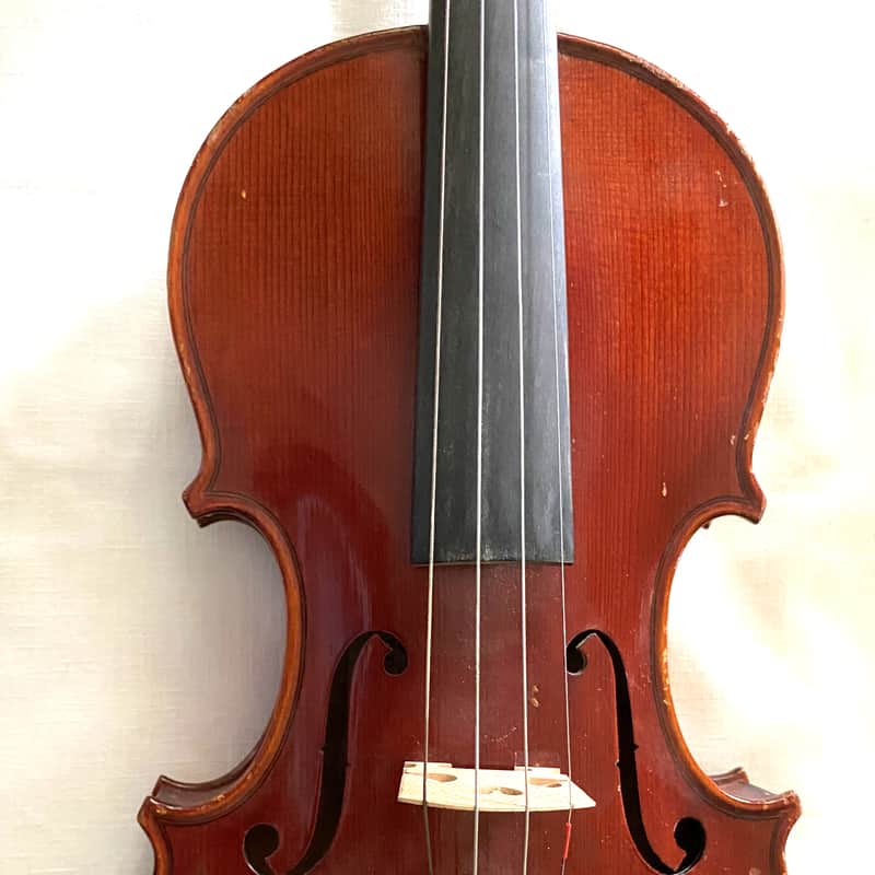 A 4/4 size German violin made in Markneukirchen 1987 image 1