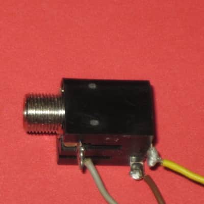 2 lite use genuine Boss INPUT jacks (for compact sized pedals) +nuts,washers,wires (+3 extra wires & 2 zip ties) BOTH jacks have brown,gray,yellow wires attached, work fine, from 2000s (can be used on most other year Boss pedals) NO: pedal(s), other parts image 14