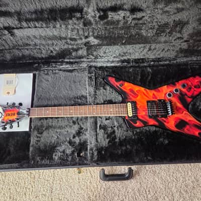 ~ USA ~ 1 of 2 ~ Dean Dime o Flame, Dimebag Darrell Pantera Electric Guitar ML image 1