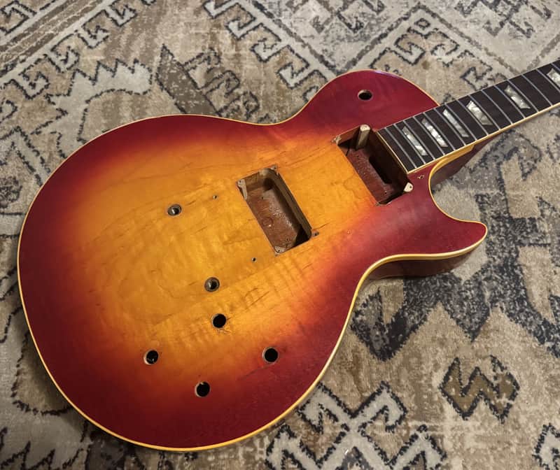 Gibson Vintage 1973 Les Paul Deluxe Project Guitar 1970's 8lbs 15oz fully equipped image 1