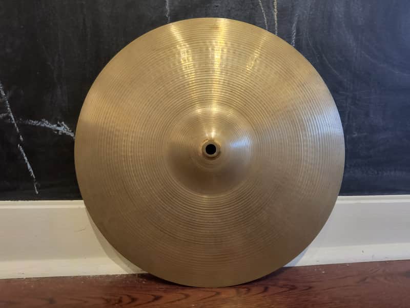 Vintage 1960s A Avedis Zildjian 14" Hi-hat Cymbal 770g image 1