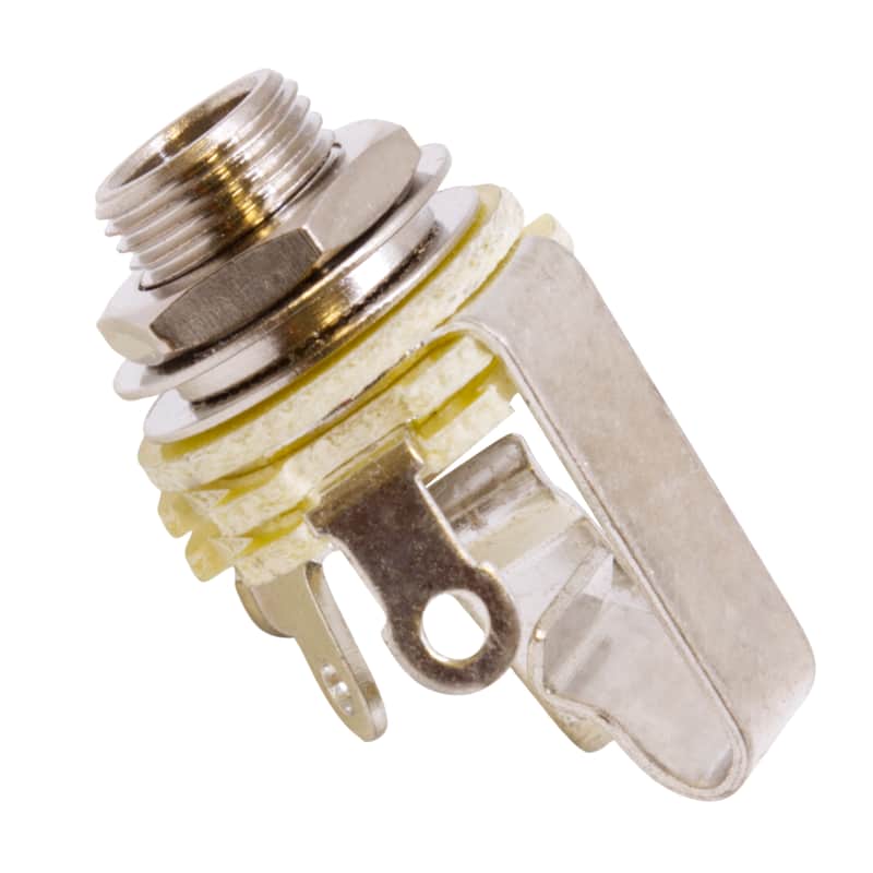 Stereo Input Jack 1/4" Rean NYS230 Nickel image 1