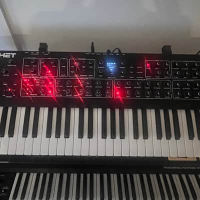 Sequential Prophet Rev2 61-Key 16-Voice Polyphonic Synthesizer 2018 - Present - Black with Wood Sides image 1