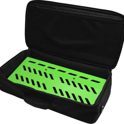 Gator GPB-BAK Aluminum Large Pedalboard, 23.75" x 10.66" w/ Softcase, Screamer Green image 5