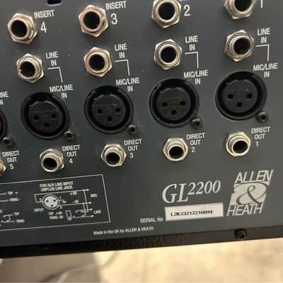 Allen & Heath GL2200-32 4-Group 32-Channel Mixing Console 2000s - Gray image 9