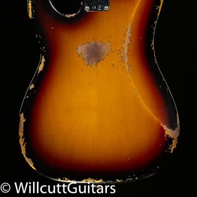 Fender Custom Shop 1958 Precision Bass Heavy Relic 3-Tone Sunburst (339) image 4