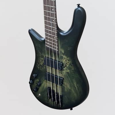 Spector NS Dimension Multi Scale 4 String Left Handed Electric Bass Guitar - Haunted Moss image 3