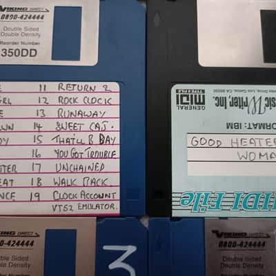 Midi Song Diskettes - Retro Midi Songs Files Floppy Disk - Large Collection image 3