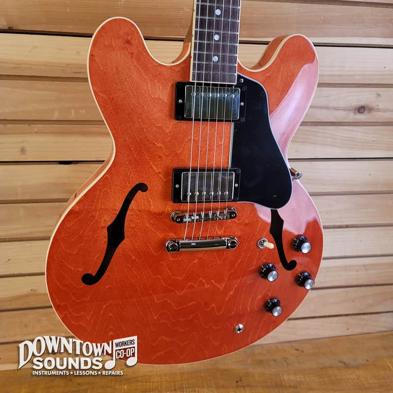 Gibson ES-335 Semi-Hollow Electric Guitar with Gibson Hard Case  - Watermelon image 1